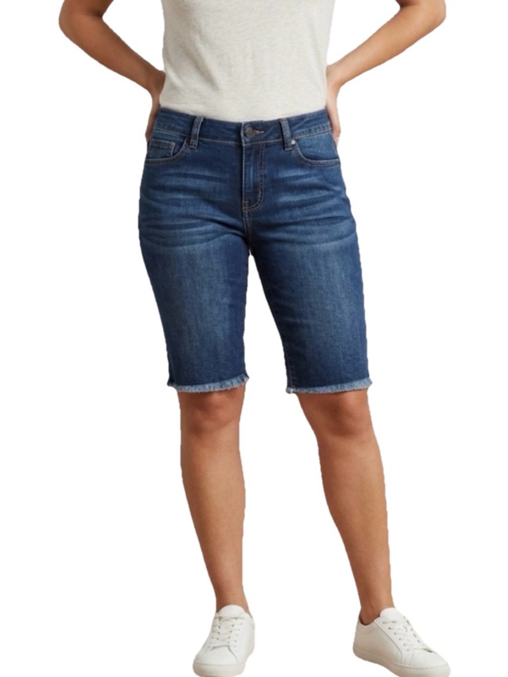Black Pearl Denim Los Angeles Women’s Vintage Dark Blue Bermuda Shorts Size 3